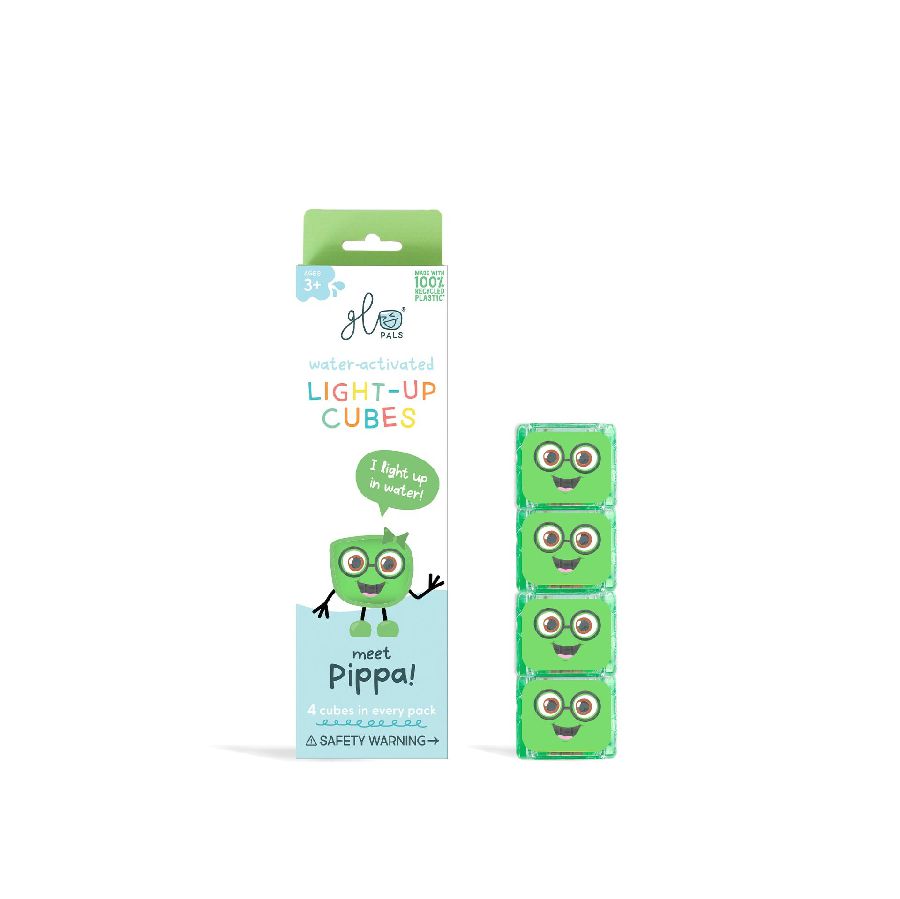 Glopals light up cubes Pippa lichtgevend badspeelgoed