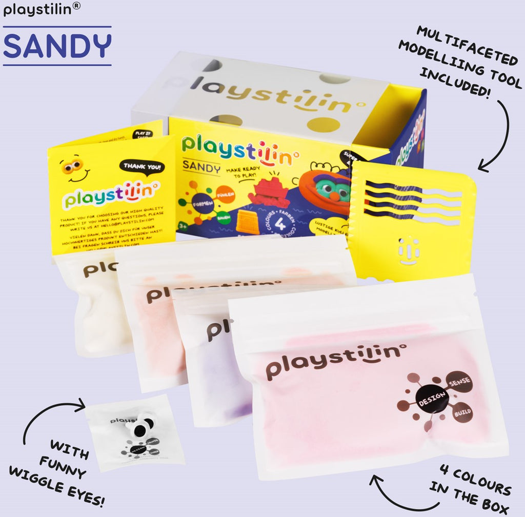 Playstilin Sandy - Kneedbaar Speelzand