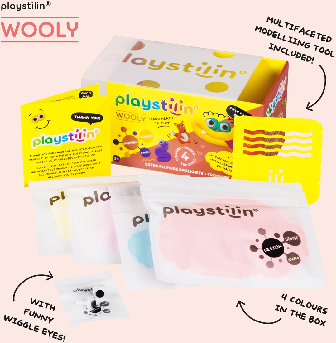 Playstilin Wooly – Wooly klei