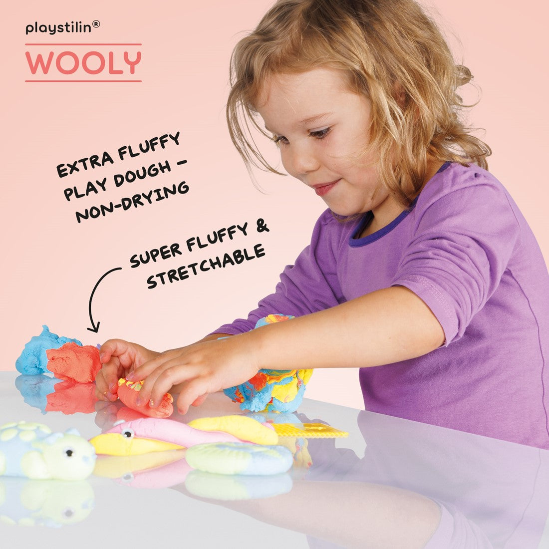 Playstilin Wooly – Wooly klei