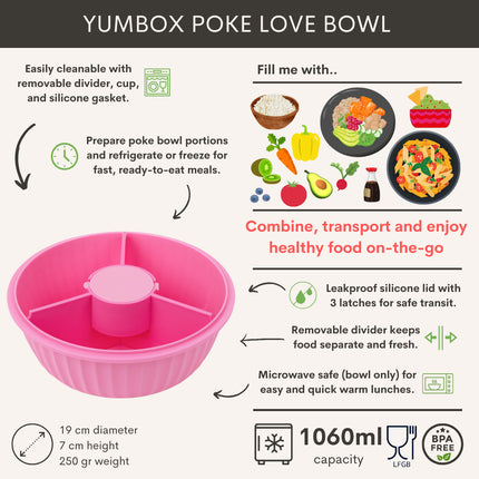 Yumbox Poke Bowl Guava Pink