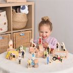 Wooden People Who Help Us Blocks - Pk15