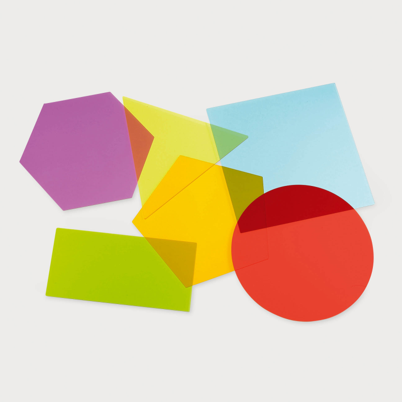 Jumbo Colour Mixing Shapes - Pk6