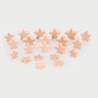 natural wooden stars 21 pc