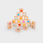Wooden Kaleidoscope Blocks - Pk20