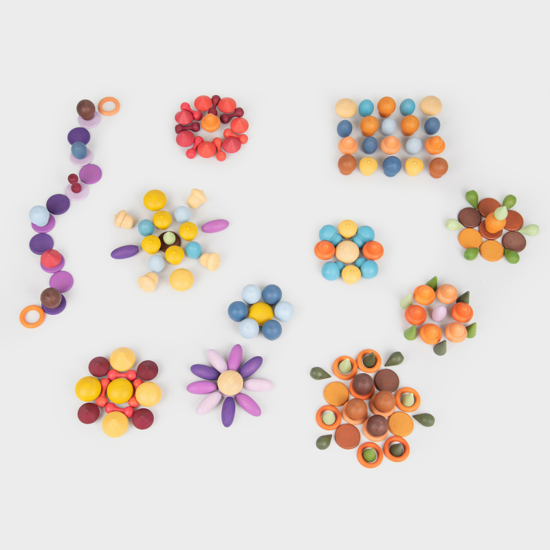 Houten schatten proeverset - 168 stuks