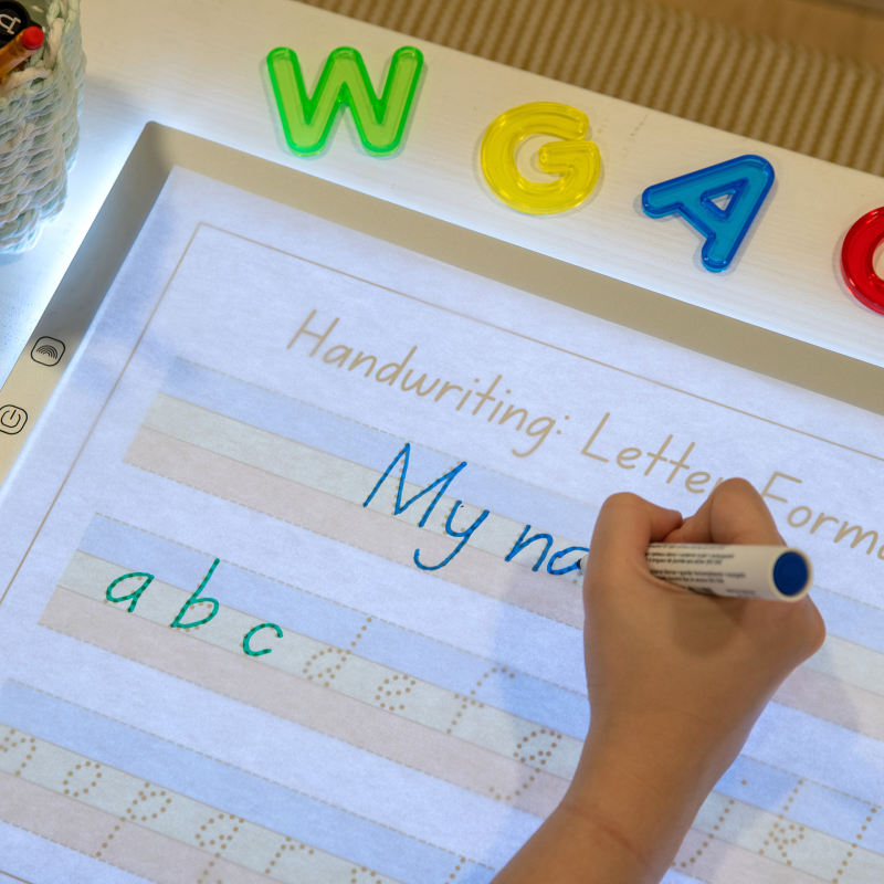 A3 kleurveranderd lichtpaneel