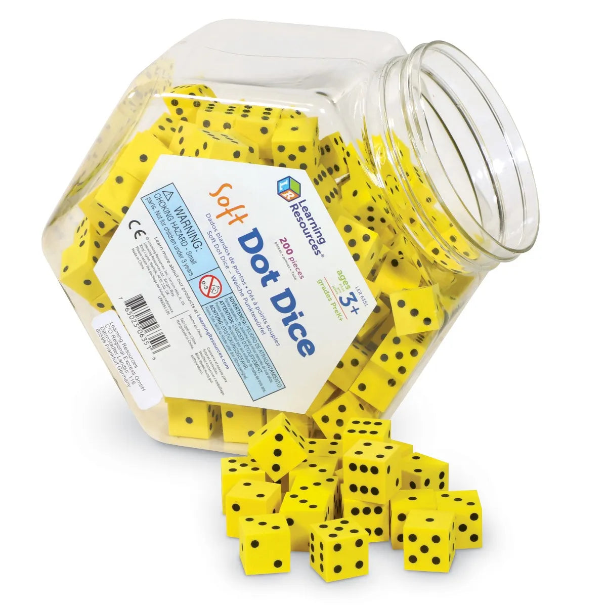 Learning Resources klasset 200 zachte dobbelstenen