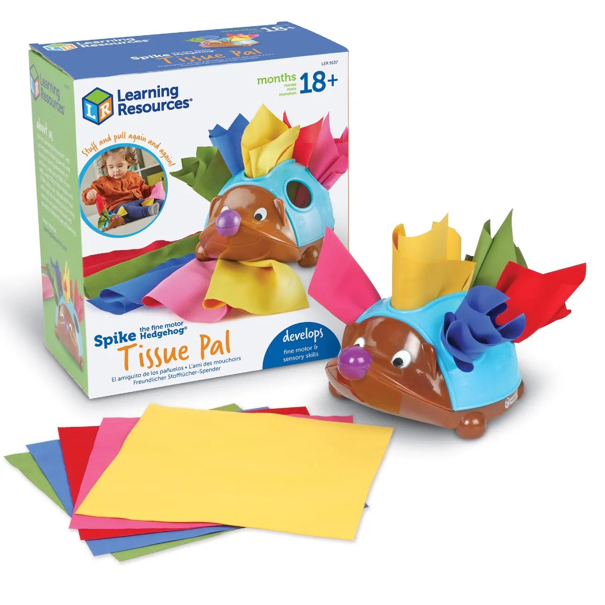 Learning Resources Spike the Tissue Pal voor fijne motoriek