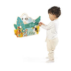 Tropik houten krokodil busy-board