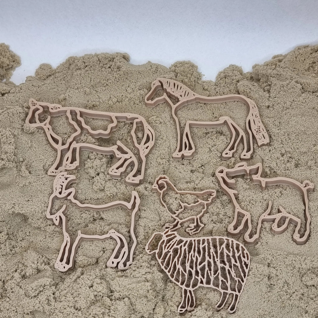 Grennn uitstekers dieren van de boerderij