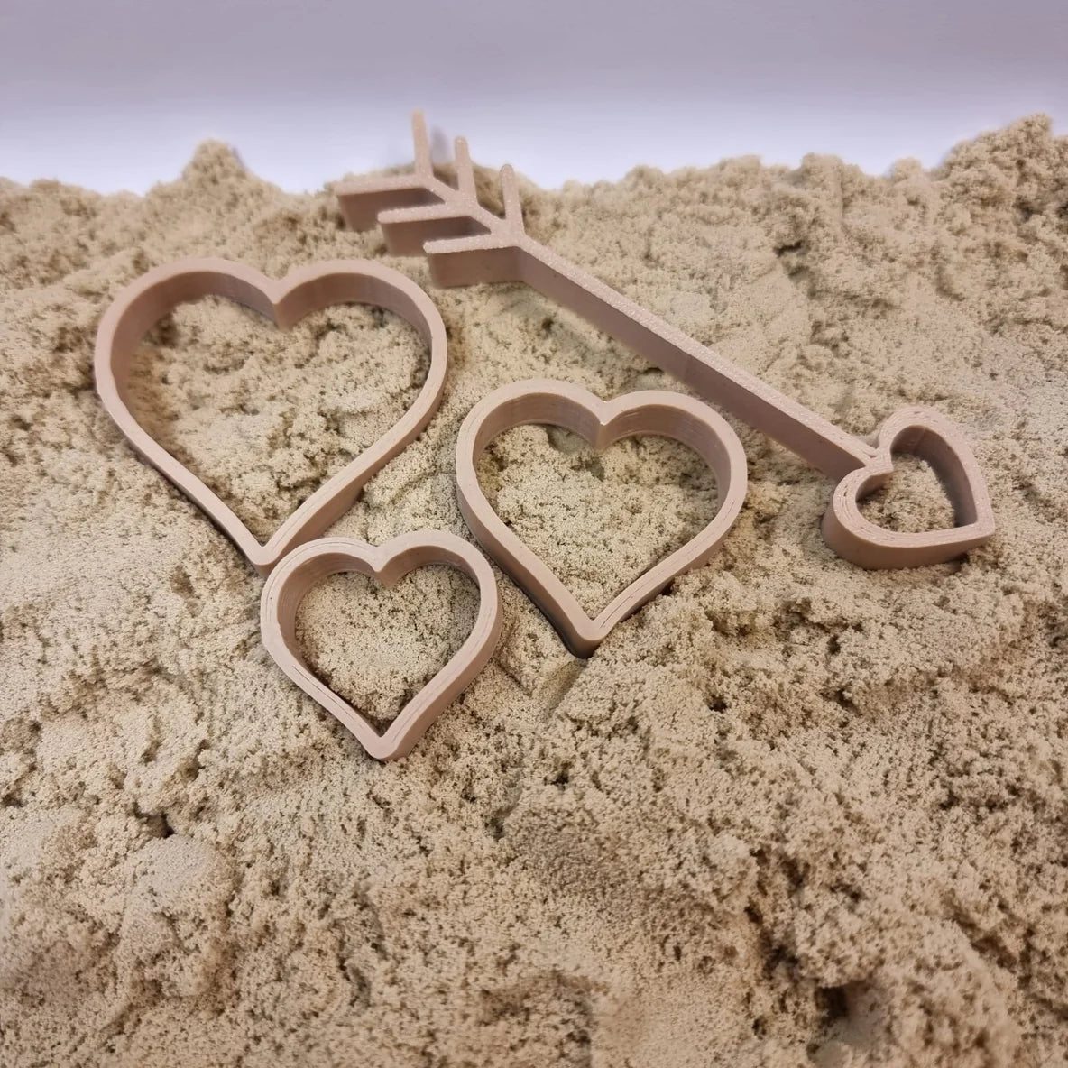 Uitstekers hartjes met stok