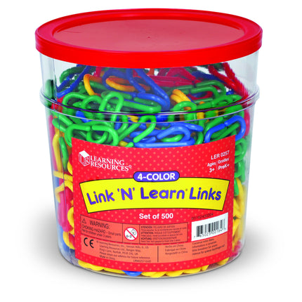 verpakking Learning Resources Link 'N' Learn links 500 stuks
