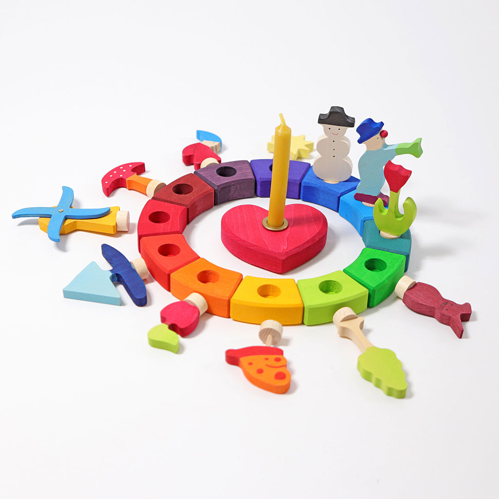 Grimm`s houten stekers set 4 seizoenen