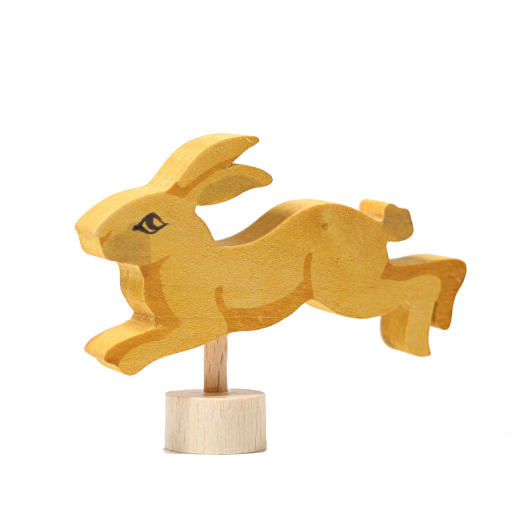 Grimm`s houten steker springend konijn