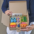 Grimm`s bouwset houten trein