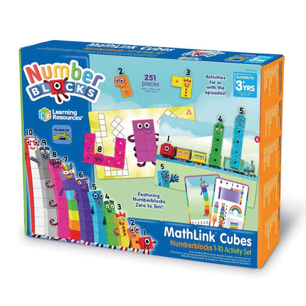 Learning Resources MathLink Cubes Numberblocks 1-10 activiteitenset