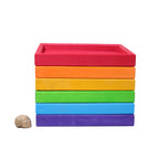 Grimm`s set van 6 frames in regenboogkleuren