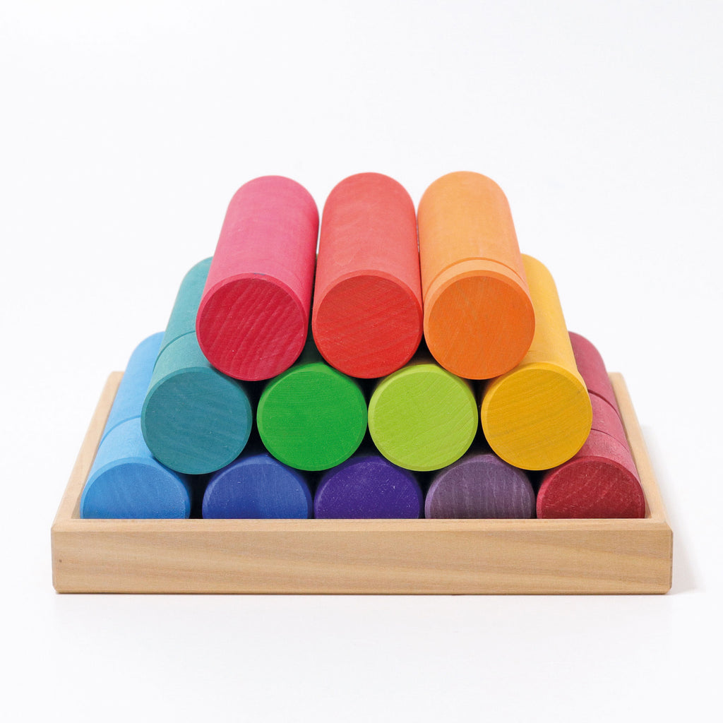 Grimm`s grote rollers in regenboogkleuren