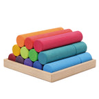 Grimm`s grote rollers in regenboogkleuren