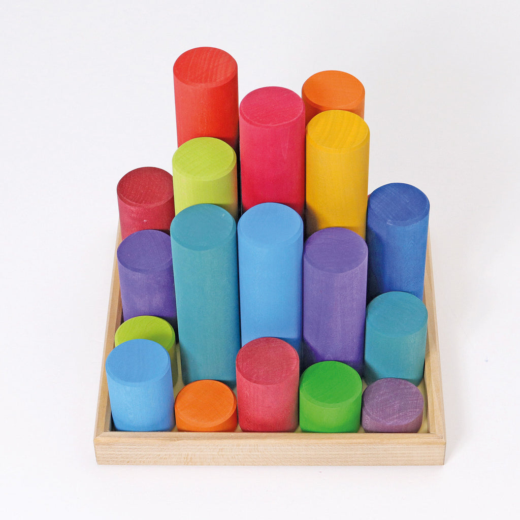 Grimm`s grote rollers in regenboogkleuren
