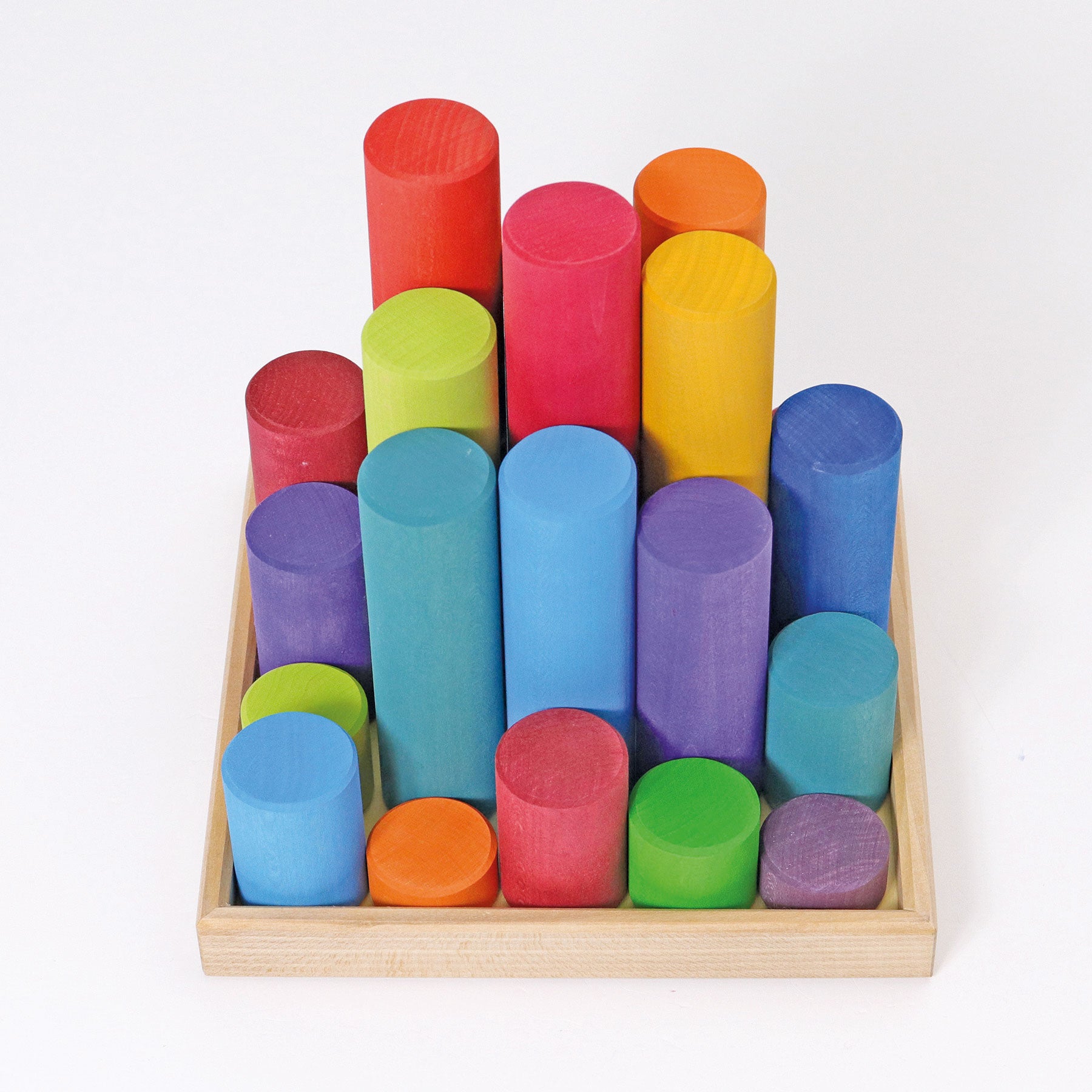 Grimm`s grote rollers in regenboogkleuren