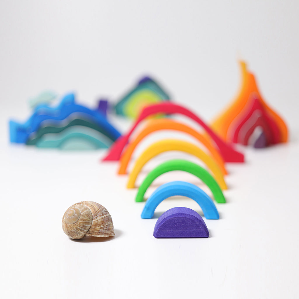 Grimm`s kleine houten blokkenset 4 elementen