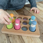 Grimm`s houten sorteerbord in pastelkleuren