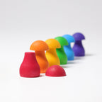 Grimm`s paddenstoelen in regenboogkleuren