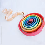 Grimm`s grote regenboog in regenboogkleuren