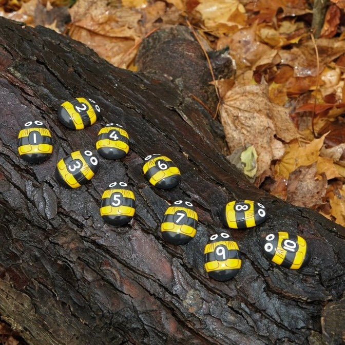 Yellow Door telstenen bijen