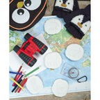 Yellow Door ontdekstenen pootafdrukken pooldieren