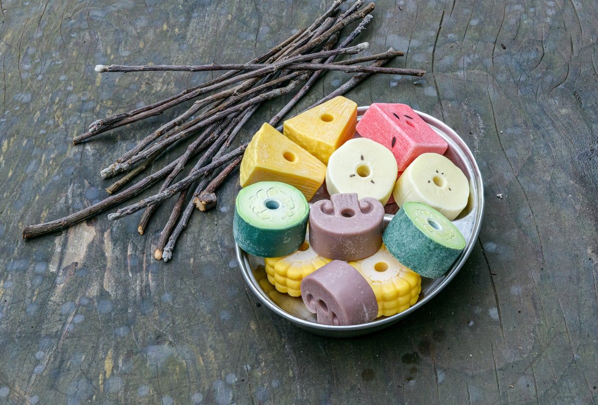 Yellow Door sensorische stenen grill spiesjes kebab