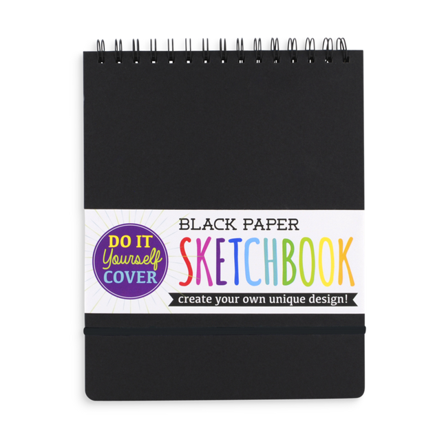 Ooly DIY sketchboek zwart papier - large