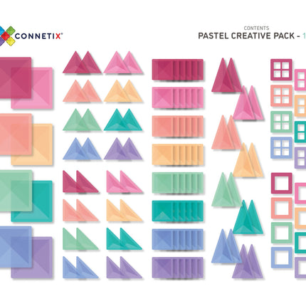 Connetix 120delige pastel creative pack