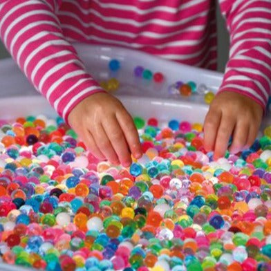 waterparels zoals orbeez sensorisch spel