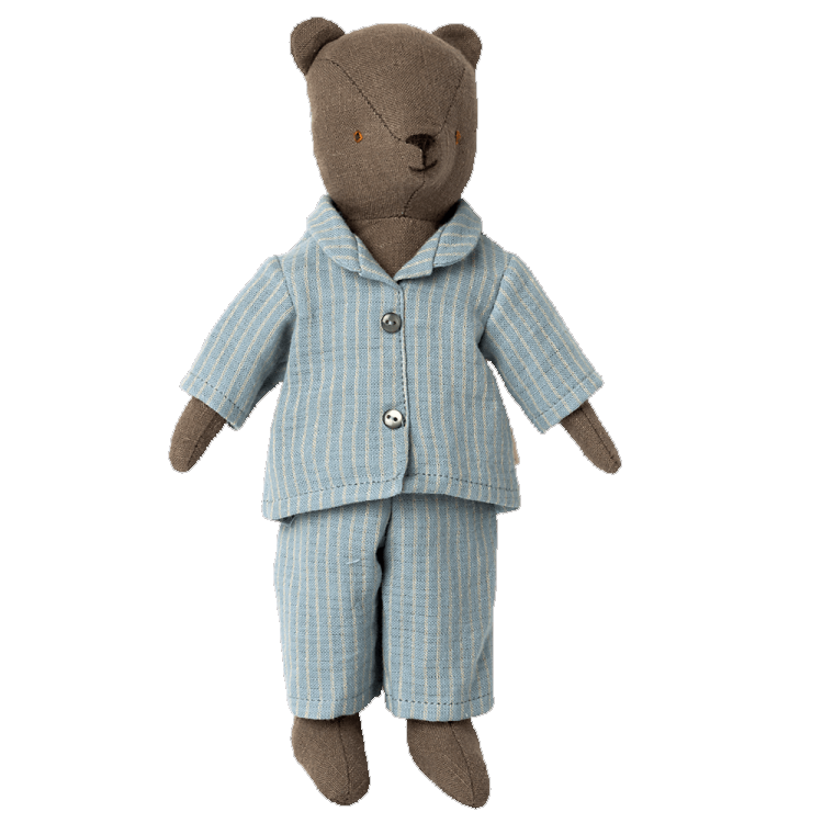 Teddy papa blauwe pyjama