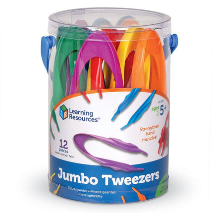 Learning Resources 12 jumbo tweezers in verpakking