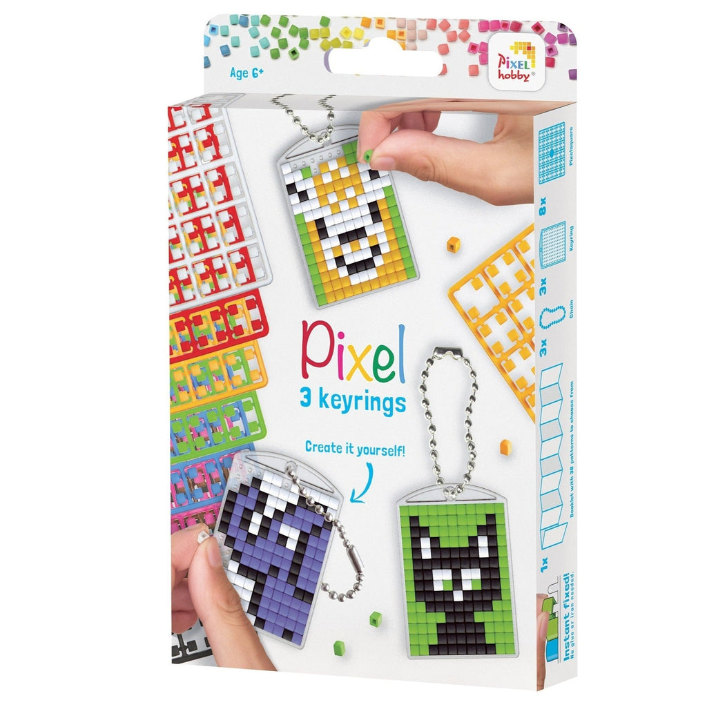 Pixelhobby sleutelhanger set Pixel Classic Animals