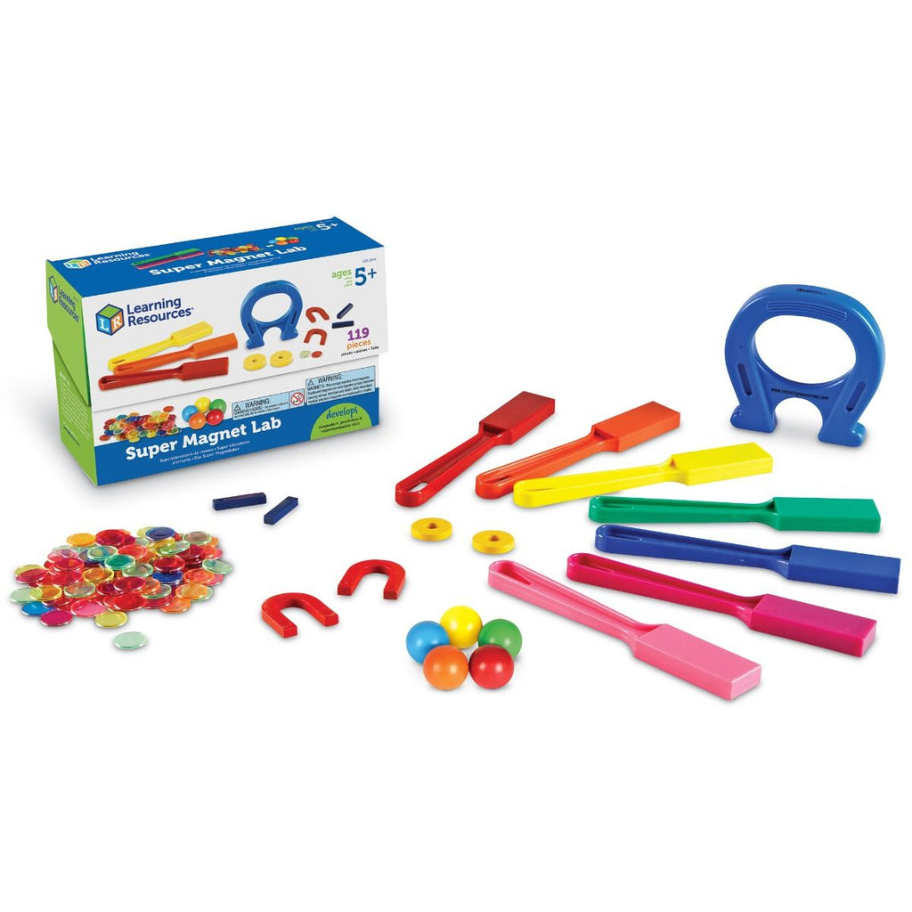 super magnet lab kit van learning resources