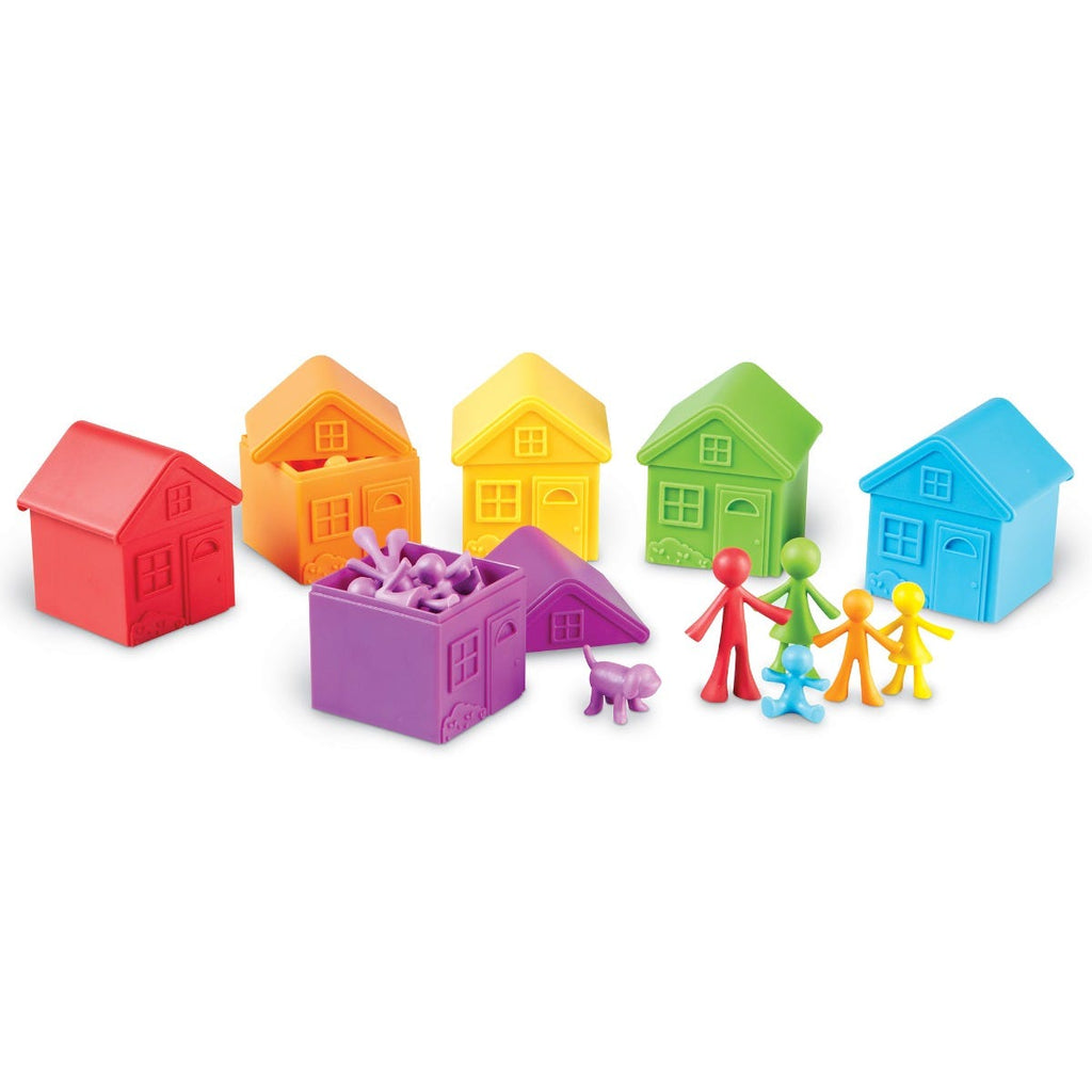 Learning Resources sorteren met huizen en families