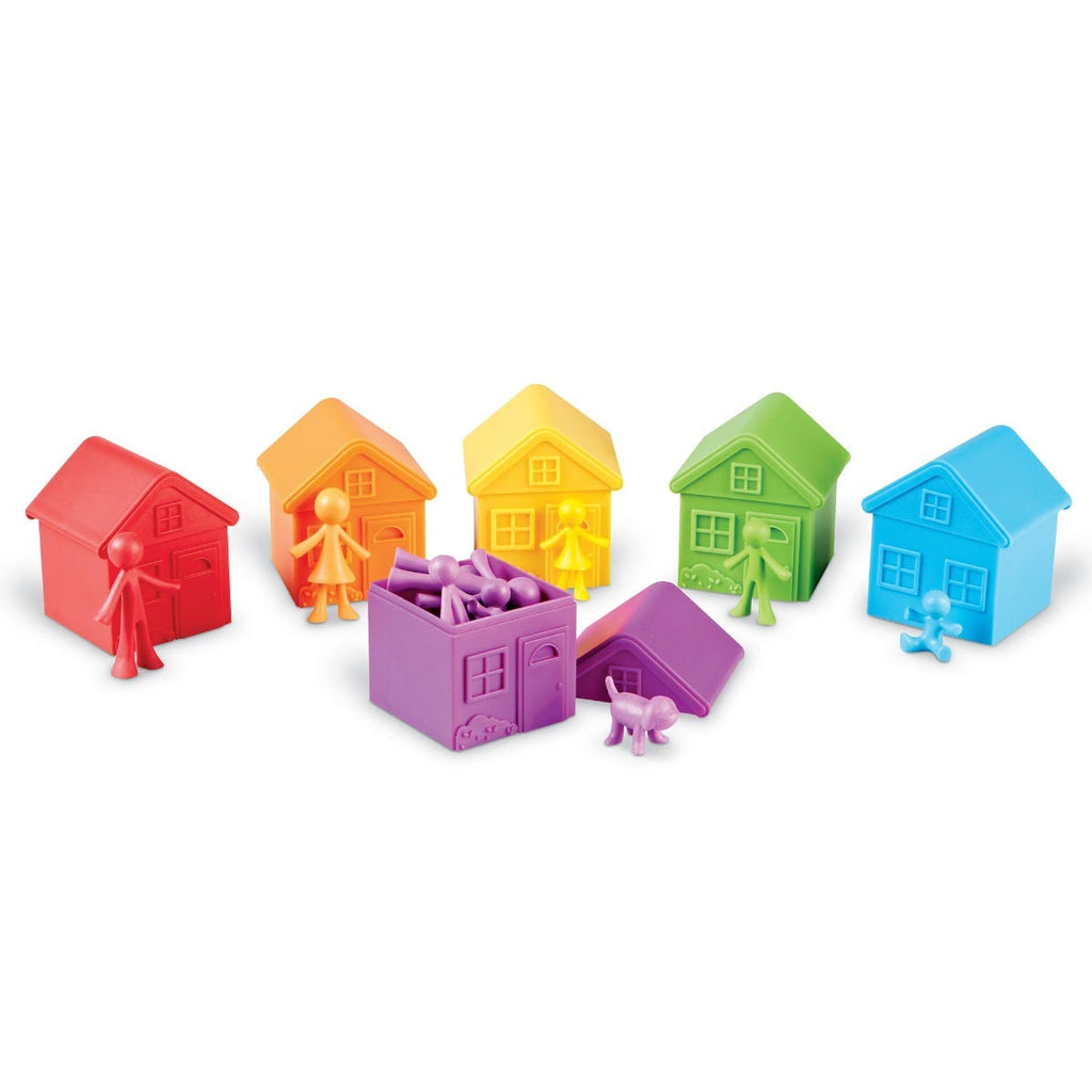 Learning Resources sorteren met huizen en families