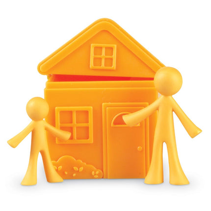 Learning Resources sorteren met huizen en families oranje familie