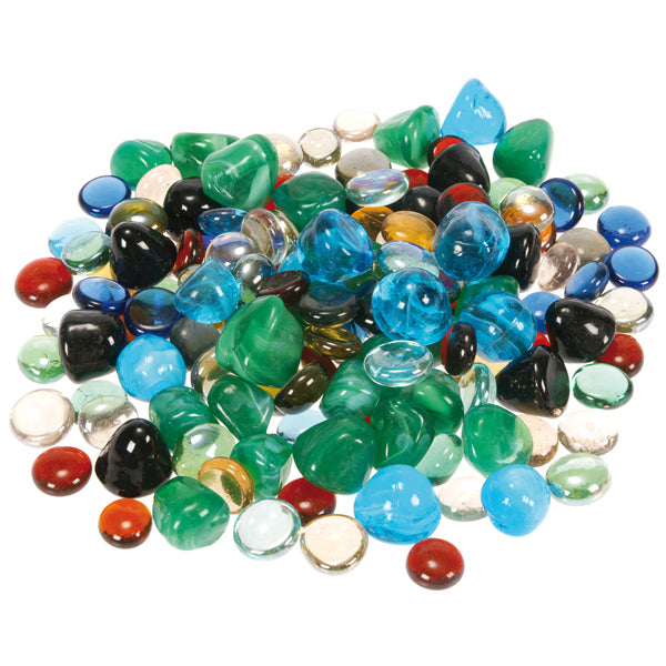 Eduplay mix van kleine glazen steentjes 1kg