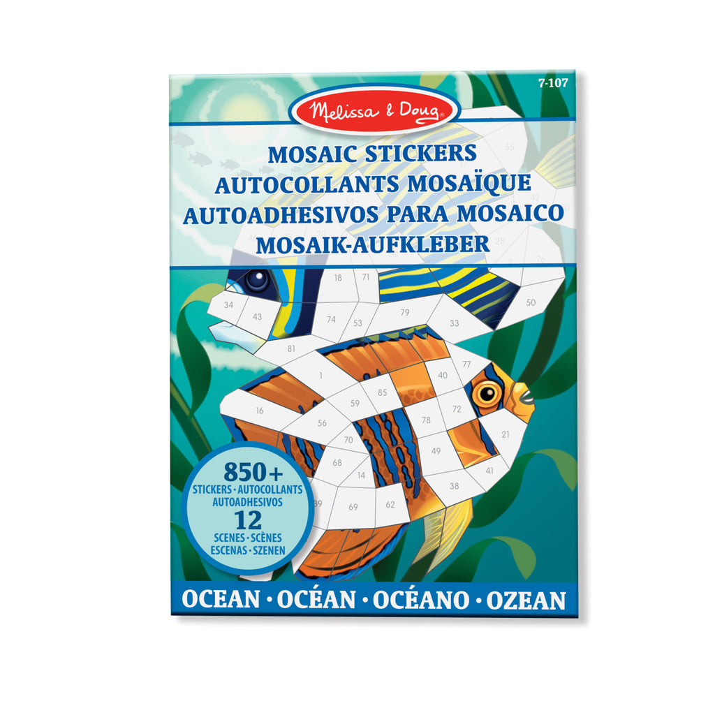 Melissa & Doug Mosaic stickerpad oceaan