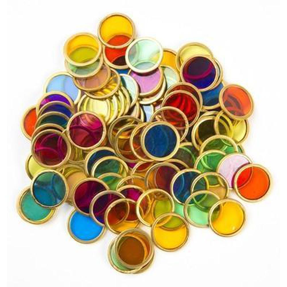 EDX 100 magnetische chips met metalen randen