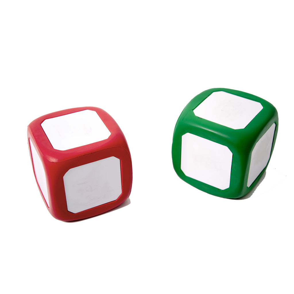 Edu-Qi jumbo beschrijfbare dobbelstenen