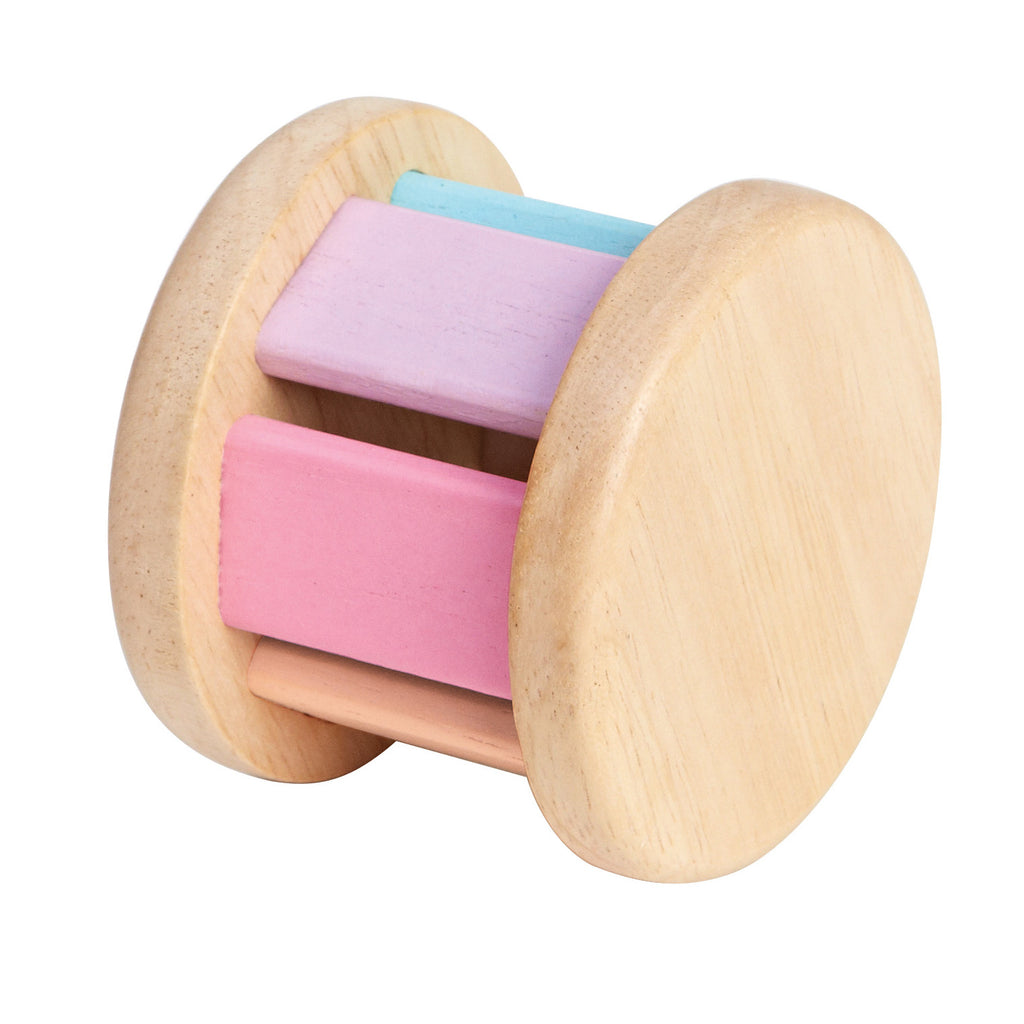PlanToys houten rammelaar roller