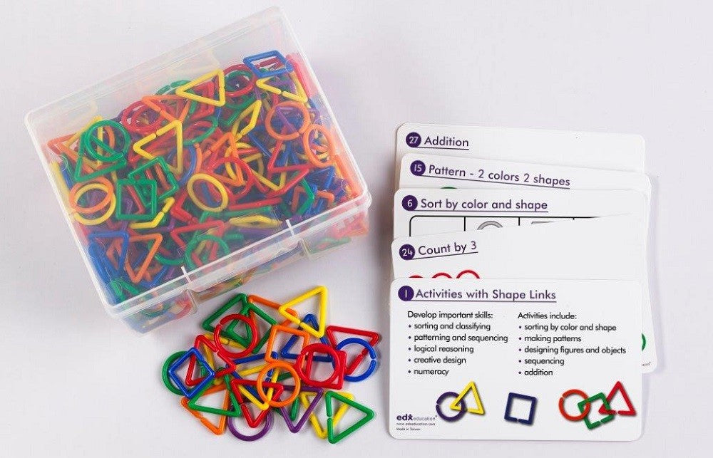 shape link activity set van EDX - inhoud van de verpakking