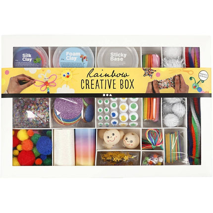 Creative Box - knutseldoos regenboog